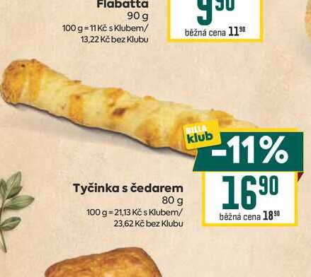 Tyčinka s čedarem 80 g