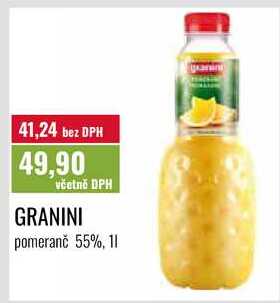 GRANINI pomeranč 55%,, 11