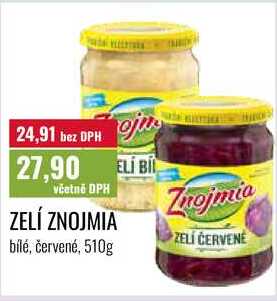 ZELÍ ZNOJMIA, bílé, červené, 510g