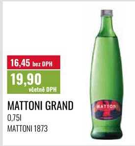 MATTONI GRAND, 0,751