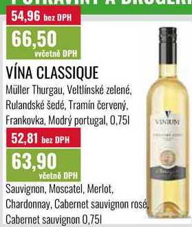 VÍNA CLASSIQUE, 0,751