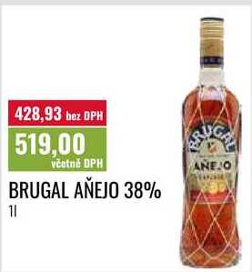 BRUGAL AÑEJO 38%, 11