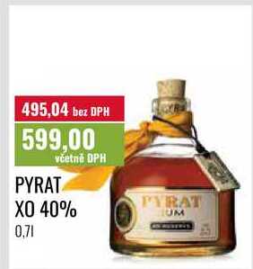 PYRAT XO 40%, 0,71