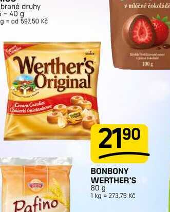 BONBONY WERTHER'S 80 g
