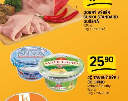 JČ TAVENÝ SÝR | JČ LIPNO vybrané druhy 125 g  