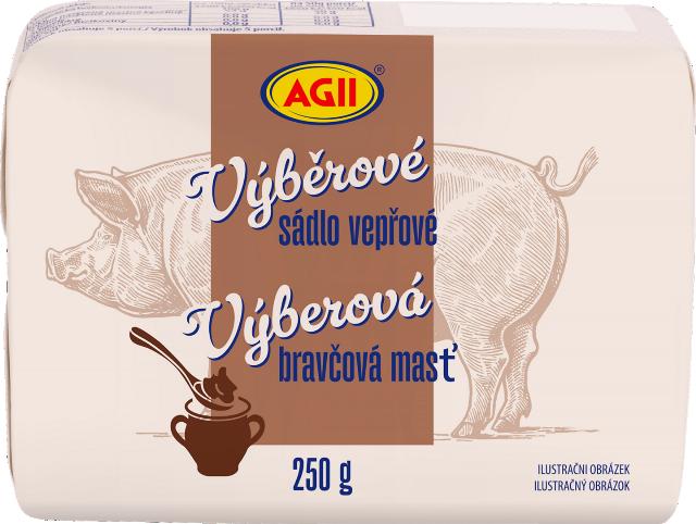 AGII Výběrové vepřové sádlo