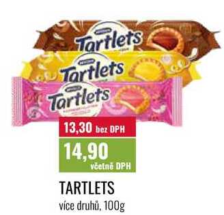 TARTLETS více druhů, 100g