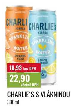 CHARLIE'S S VLÁKNINOU 330ml