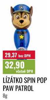 LÍZÁTKO SPIN POP PAW PATROL 8g 
