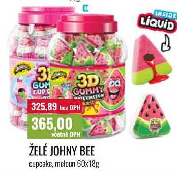 ŽELÉ JOHNY BEE 60x18g