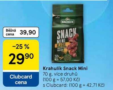Krahulik Snack Mini, 70 g