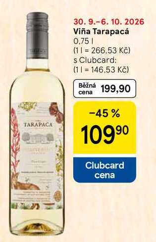 Viña Tarapacá, 0,75 l