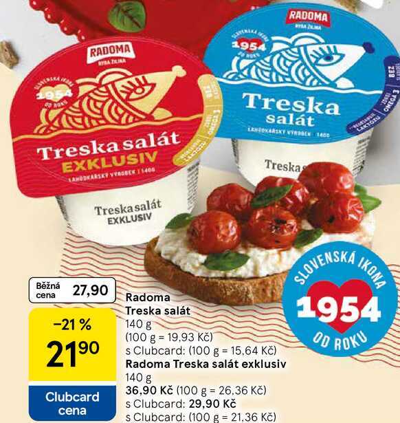 Radoma Treska salát, 140 g
