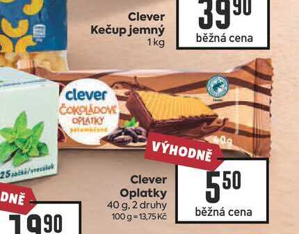 Clever Oplatky 40 g