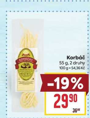 Korbáč 55 g