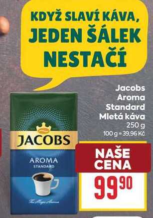 Jacobs Aroma Standard Mletá káva 250 g