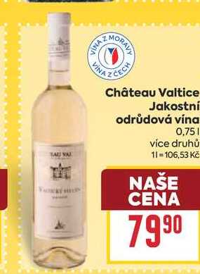 Château Valtice Jakostní odrůdová vína 0,75l