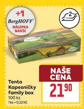 Tento Kapesničky family box 100 ks