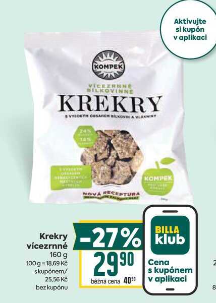 Krekry vícezrnné 160g