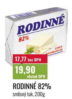RODINNÉ 82% 200g
