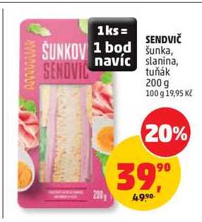 SENDVIČ tuňák, 200 g