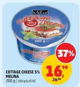 COTTAGE CHEESE 5% MELINA, 200 g