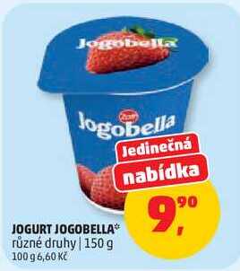 JOGURT JOGOBELLA různé druhy, 150 g