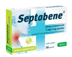 Septabene citron a bezový květ 3 mg/1 mg