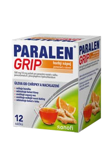PARALEN GRIP horký nápoj pomeranč a zázvor 500 mg/10 mg