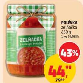 POLÉVKA zelňačka, 650 g