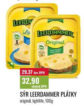 SÝR LEERDAMMER PLÁTKY 100g