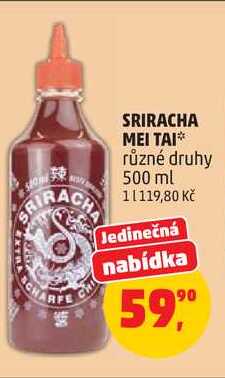 SRIRACHA MEI TAI různé druhy, 500 ml