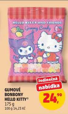GUMOVÉ BONBONY HELLO KITTY, 175 g 