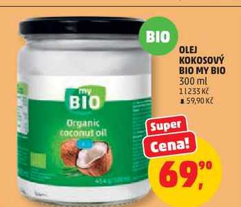 OLEJ KOKOSOVÝ BIO MY BIO, 300 ml