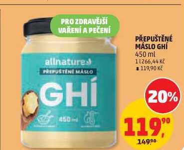PŘEPUŠTĚNÉ MÁSLO GHÍ, 450 ml 