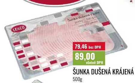 ŠUNKA DUŠENÁ KRÁJENÁ 500g