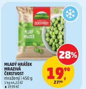 MLADÝ HRÁŠEK MRAZIVÁ ČERSTVOST mražený, 450 g