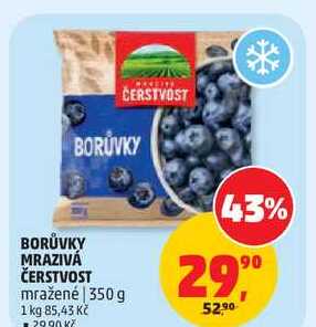 BORŮVKY MRAZIVÁ ČERSTVOST mražené, 350 g