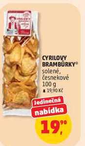 CYRILOVY BRAMBURKY solené, 100 g