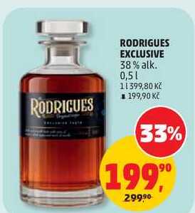 RODRIGUES EXCLUSIVE 38% alk., 0,5 l
