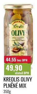 KREOLIS OLIVY PLNĚNÉ MIX 350g