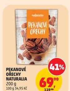 PEKANOVÉ OŘECHY NATURALIA, 200 g