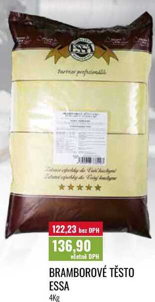 BRAMBOROVÉ TĚSTO ESSA 4Kg 
