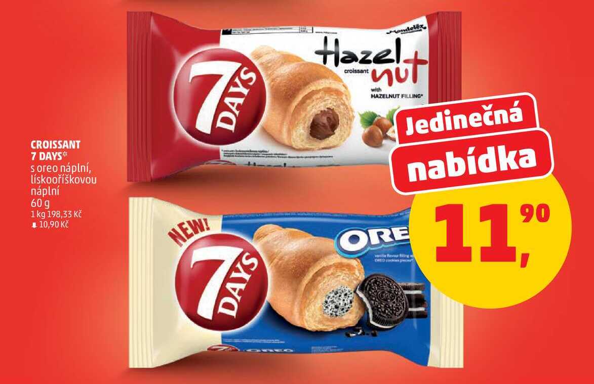 CROISSANT 7 DAYS s oreo náplní, 60 g