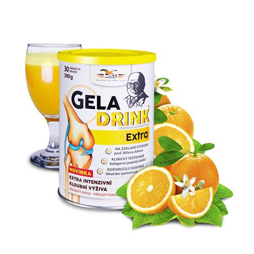 Geladrink Extra pomeranč práškový nápoj 390 g
