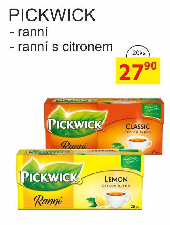 PICKWICK - ranní - ranní s citronem 20ks 