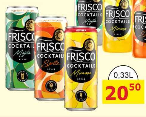 Frisco míchaný nápoj 330ml plechovka