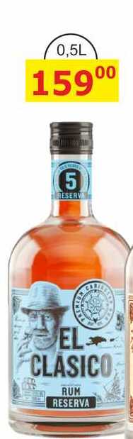 El Clásico Reserva 5y 0,5l 37,5%