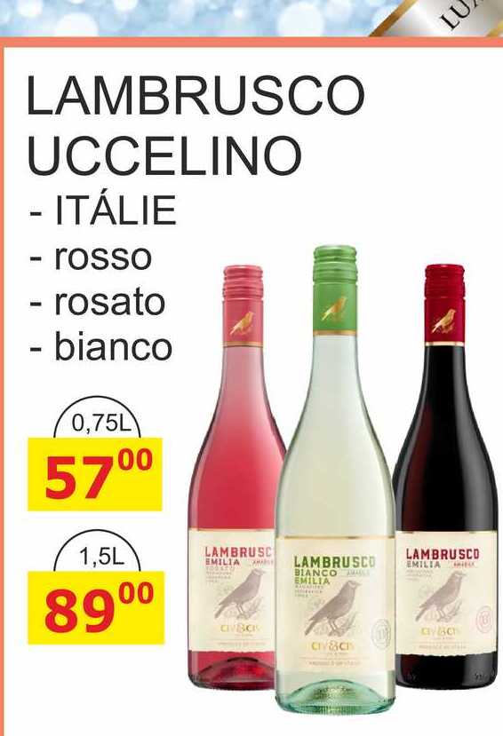 LAMBRUSCO UCCELINO 1,5L