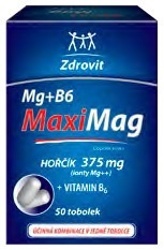 MaxiMag Hořčík 375 mg + B6